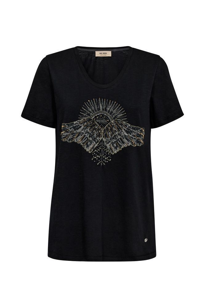 Mos Mosh Nadine Deco Tee Black