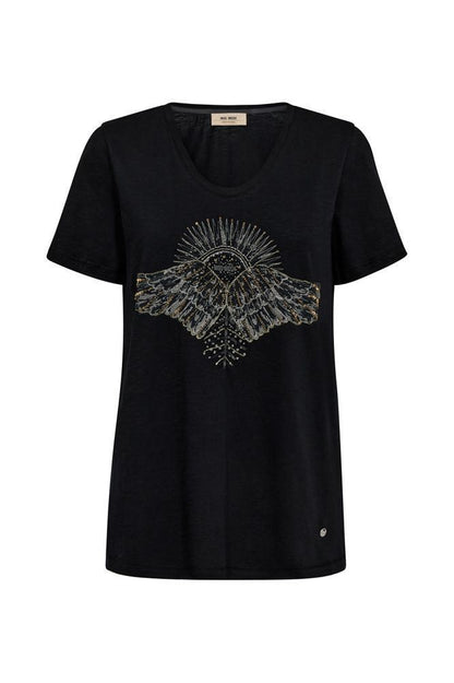 Mos Mosh Nadine Deco Tee Black