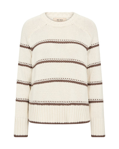 Mos Mosh Rola Bine Stripe Knit Coffee