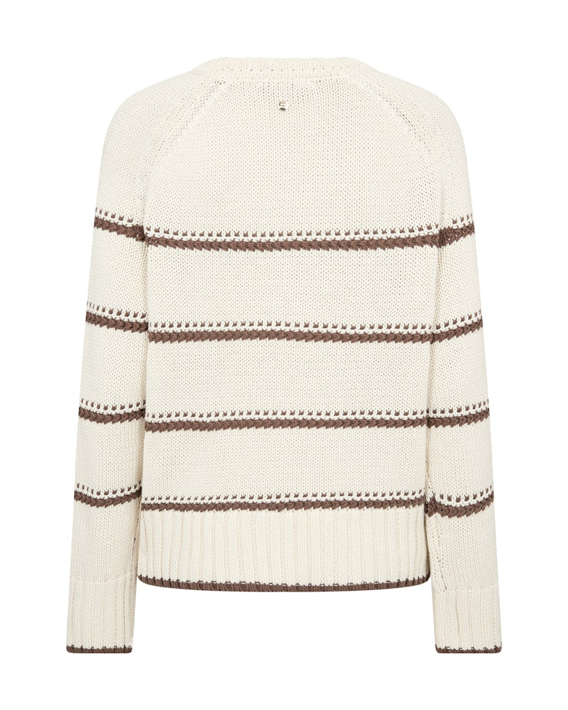 Mos Mosh Rola Bine Stripe Knit Coffee