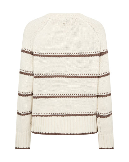 Mos Mosh Rola Bine Stripe Knit Coffee