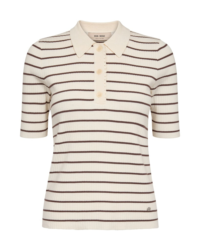 Mos Mosh Caliz Stripe Knit Coffee
