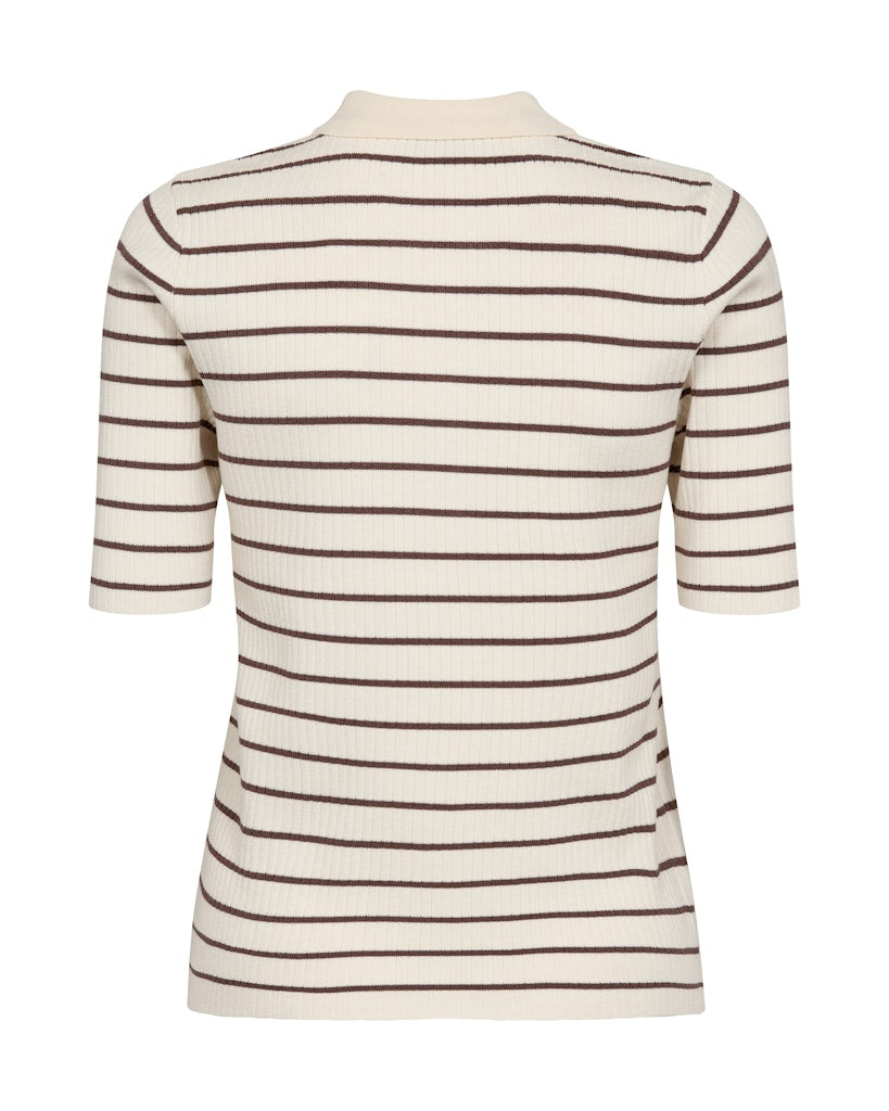 Mos Mosh Caliz Stripe Knit Coffee