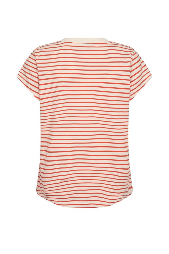 Mos Mosh Kala Stripe Tee Orange