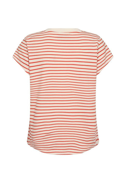 Mos Mosh Kala Stripe Tee Orange