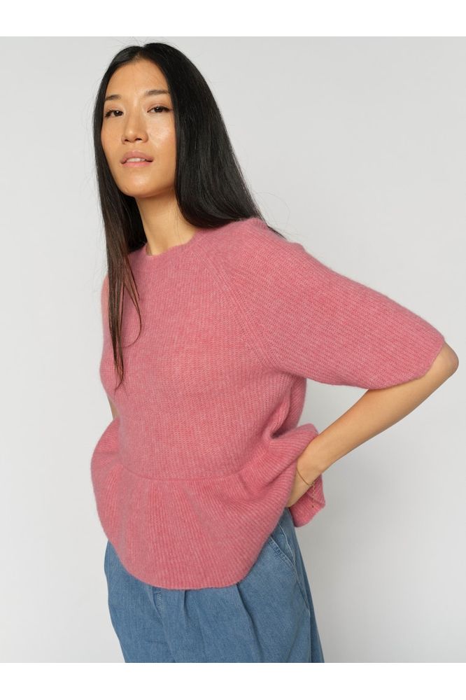 Mos Mosh Thora Frill Knit Rose