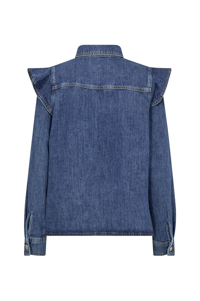 Mos Mosh Irina Denim Shirt Dark Blue