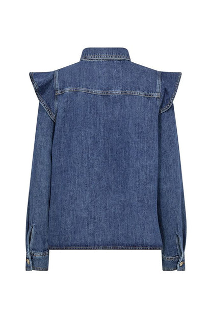 Mos Mosh Irina Denim Shirt Dark Blue