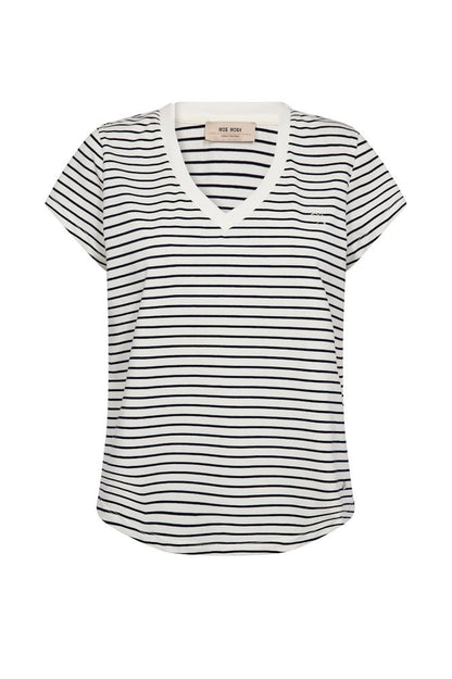 Mos Mosh Kala Stripe Tee Navy