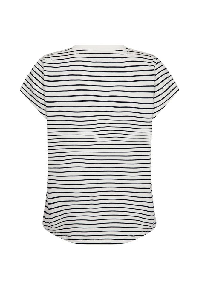 Mos Mosh Kala Stripe Tee Navy