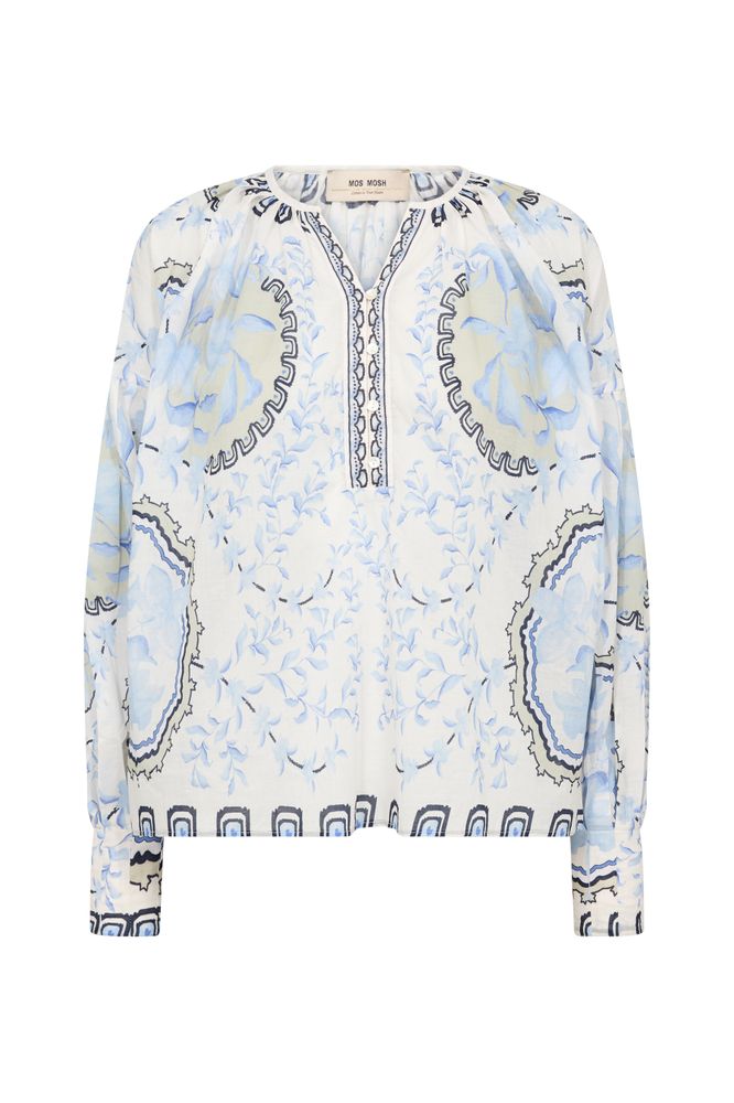 Mos Mosh Wylde Orchid Blouse Blue