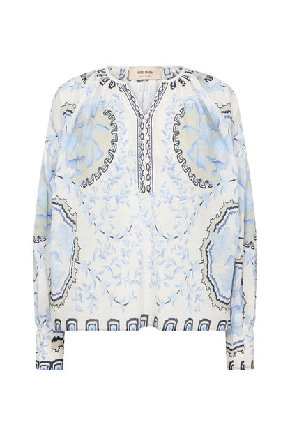 Mos Mosh Wylde Orchid Blouse Blue
