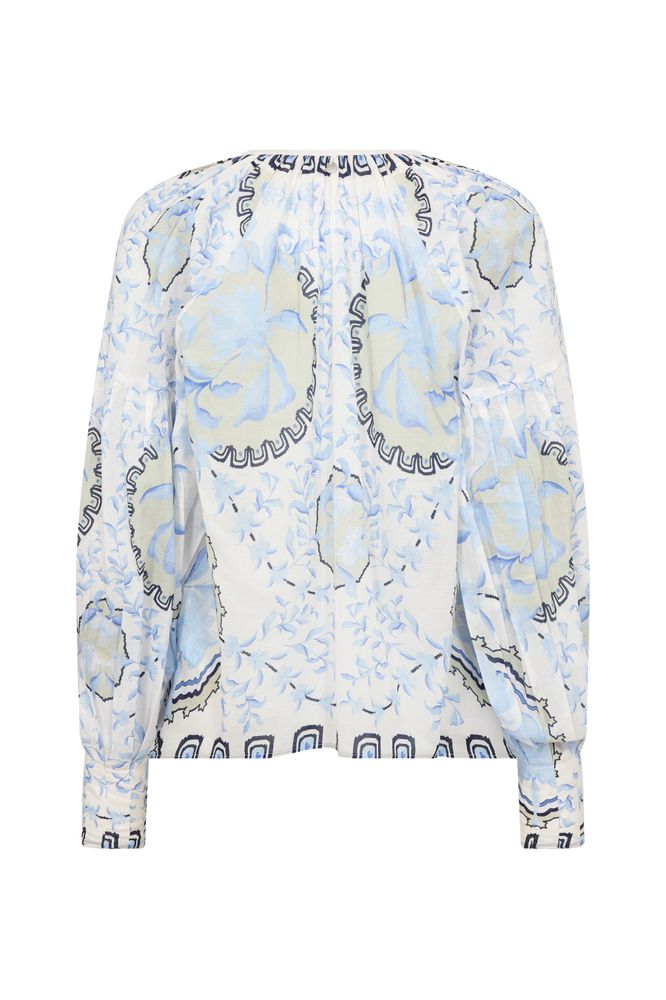 Mos Mosh Wylde Orchid Blouse Blue