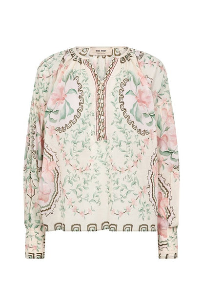Mos Mosh Wylde Orchid Blouse Green