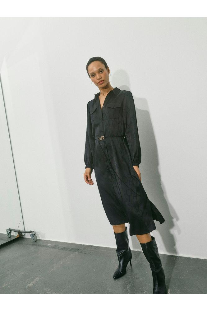 Mos Mosh Raya Monogram Dress
