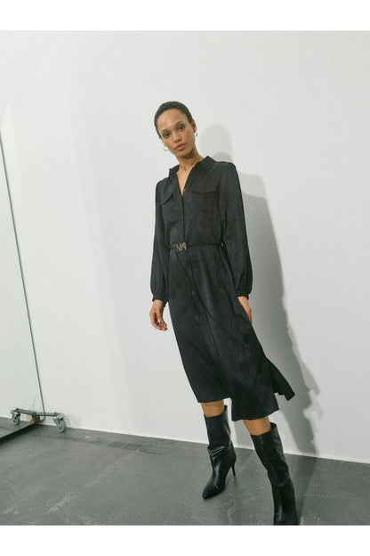 Mos Mosh Raya Monogram Dress