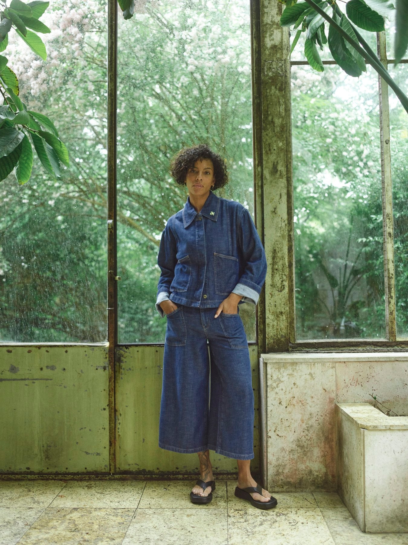 Mos Mosh Culotte Arge Jeans Dark Blue