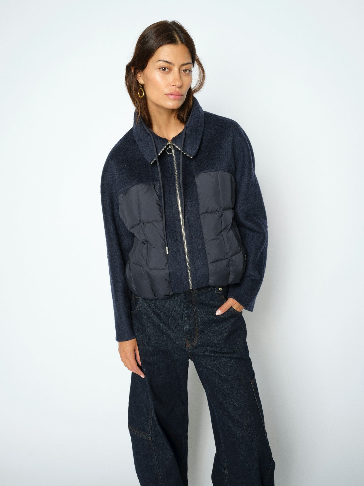 Mos Mosh Harriet Loisa Jacket Salute Navy