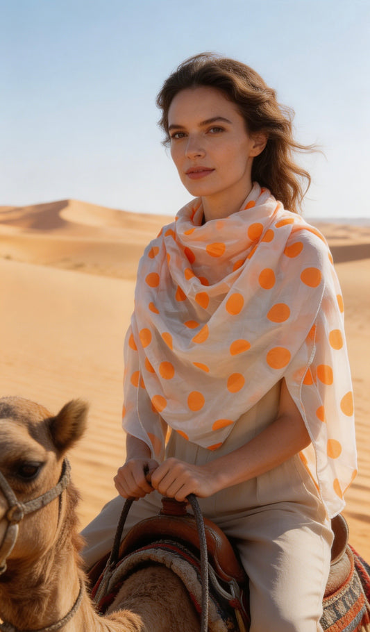 Carla Polka Dot Scarf