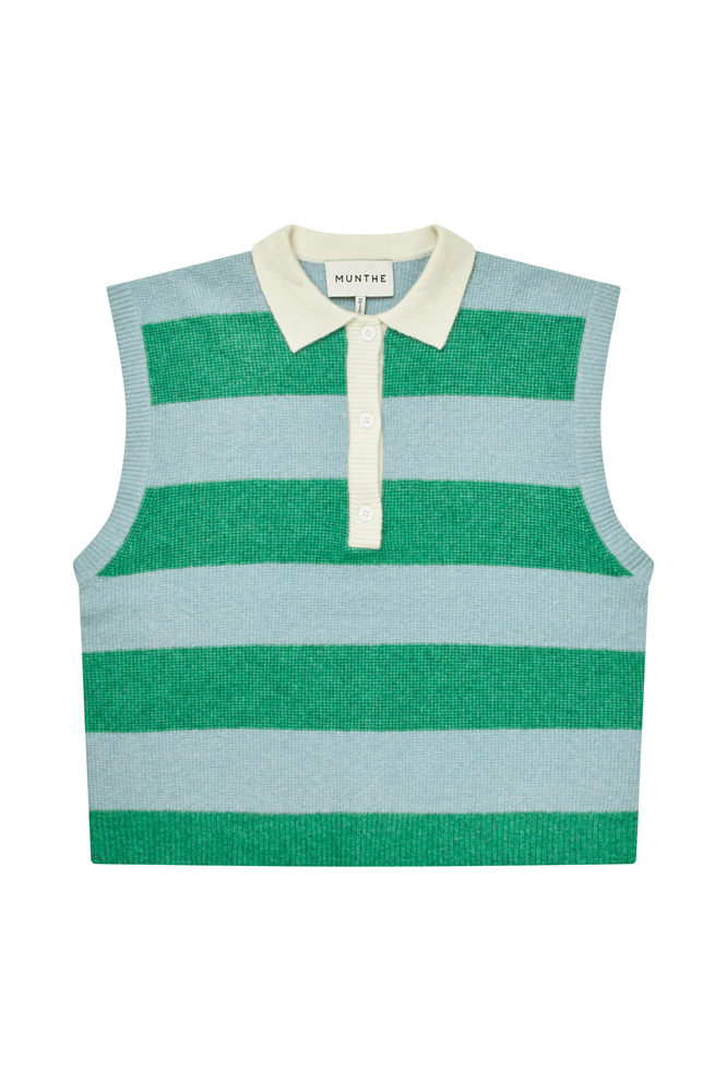 Munthe Bracha Knit Stripe Green
