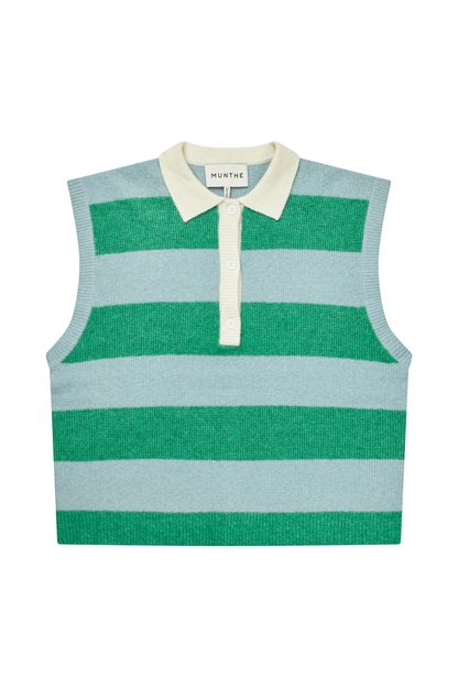 Munthe Bracha Knit Stripe Green