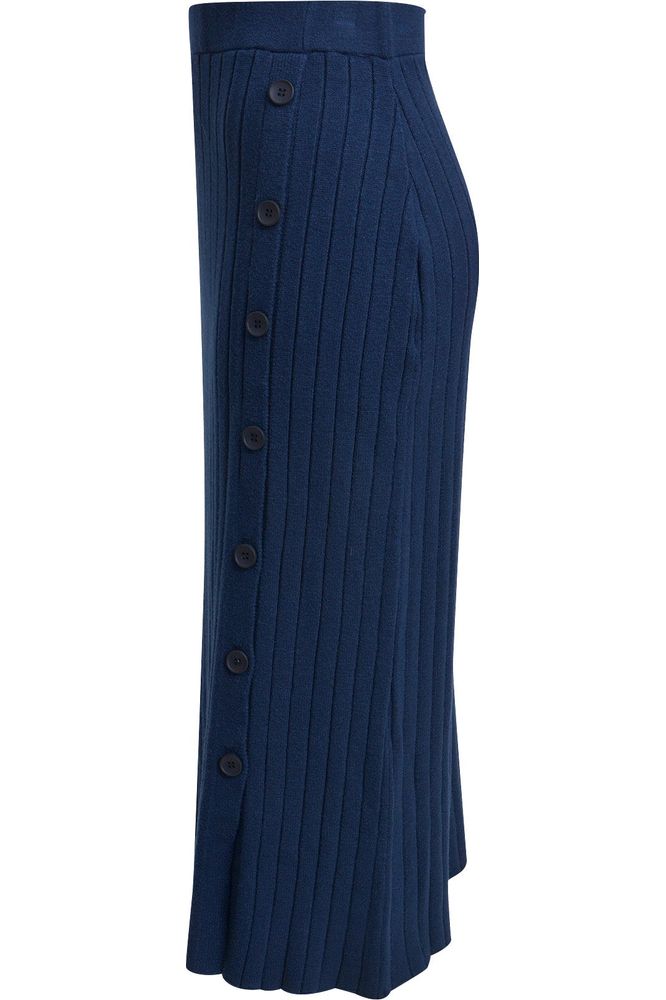 AW24 Milano Ribbed Midi Wrap Skirt