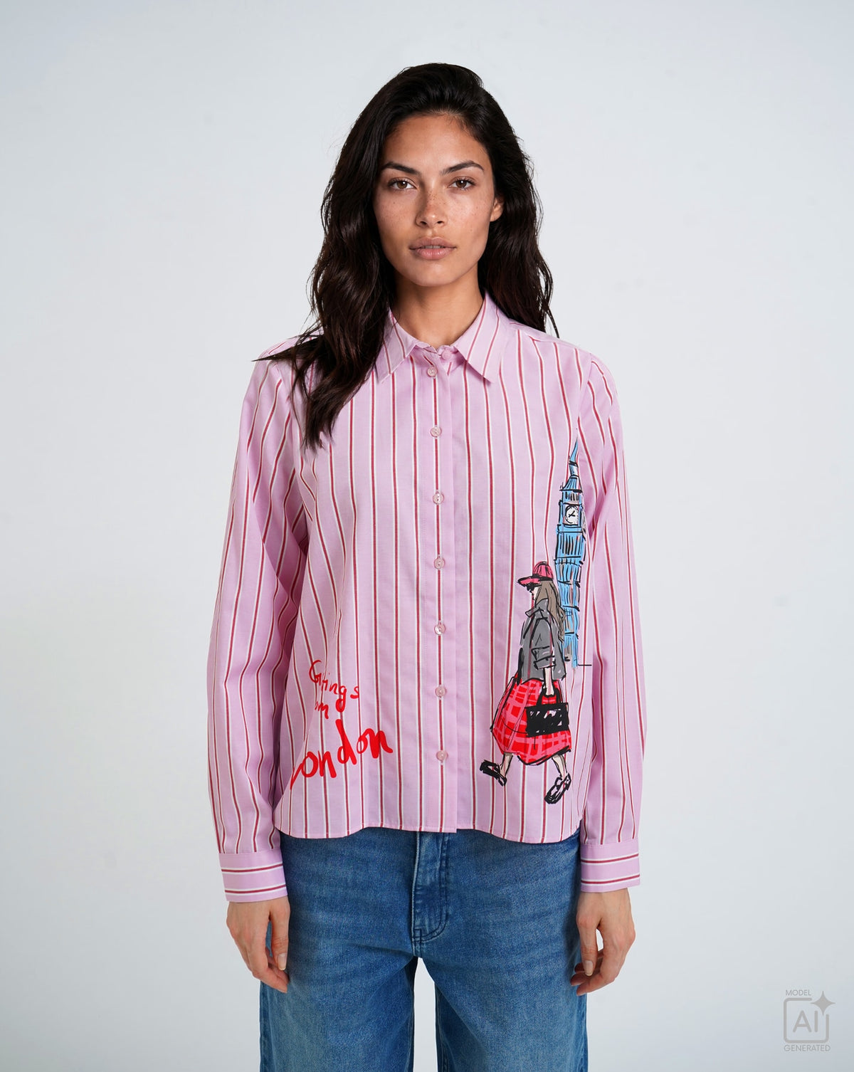 Milano Shirt Blouse Chili Print