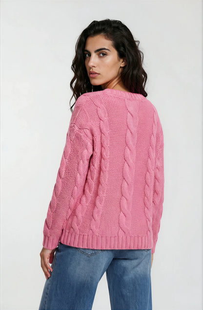 Milano V Neck Cardigan Candy Print