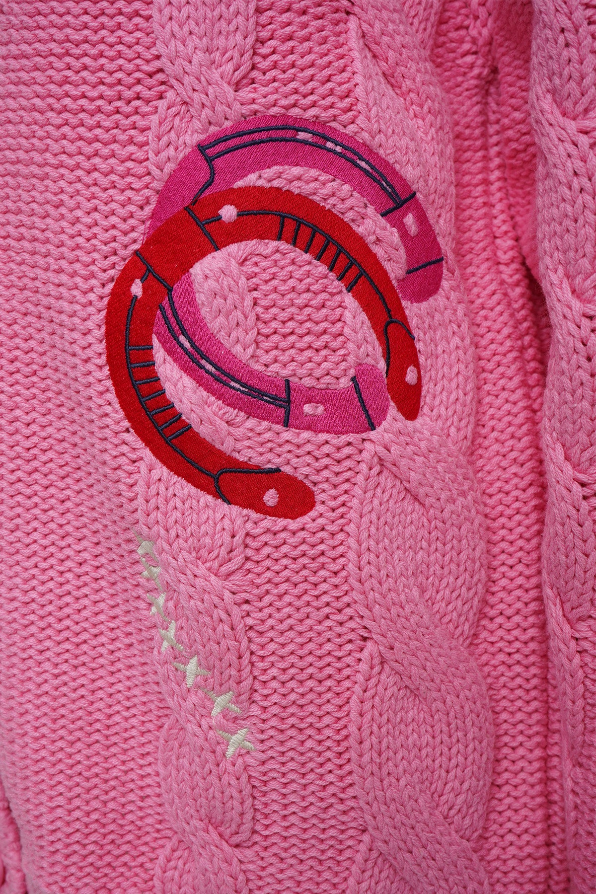 Milano V Neck Cardigan Candy Print