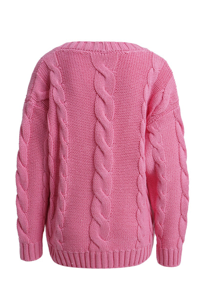 Milano V Neck Cardigan Candy Print