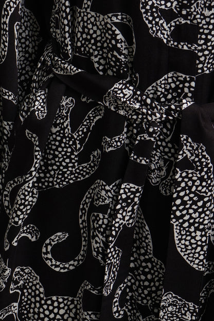 Milano Shirt Dress Mocca Print