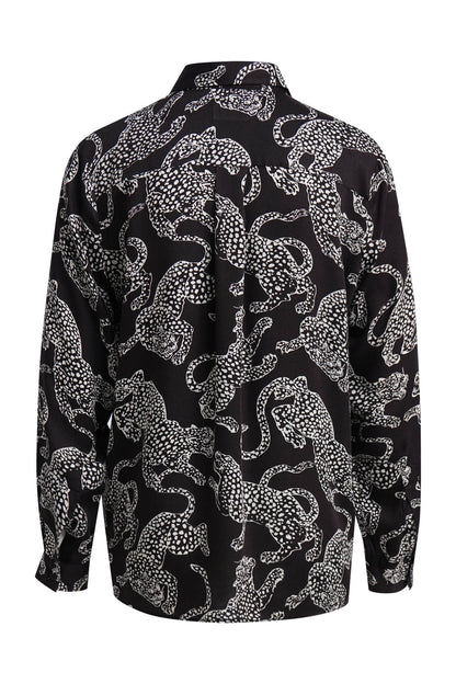 Milano Shirt Blouse Mocca Print