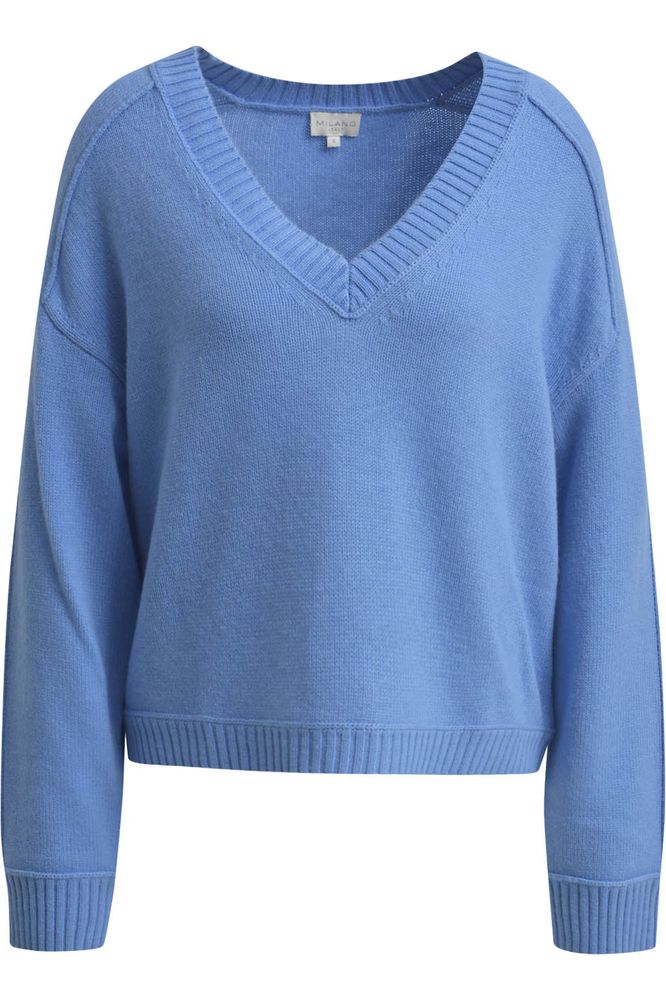 SS25 Milano Azur V-Neck Pullover