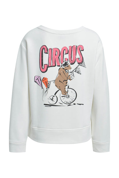 Milano Round Neck Sweatshirt  Offwhite