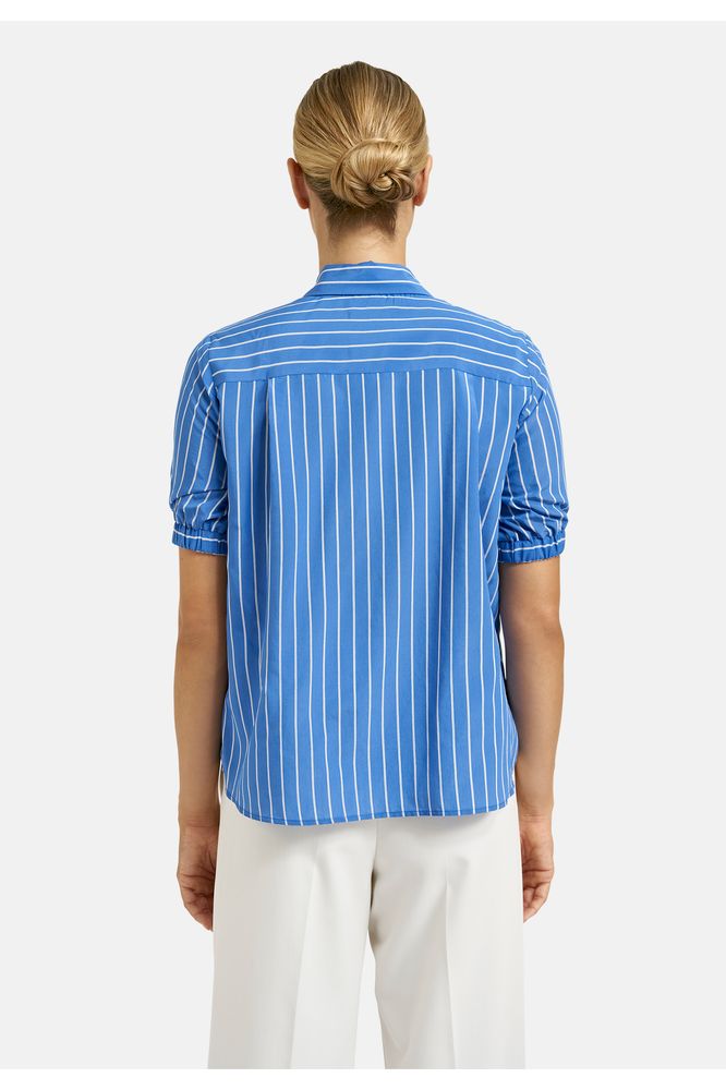 Milano Shirt Blouse Blue Print