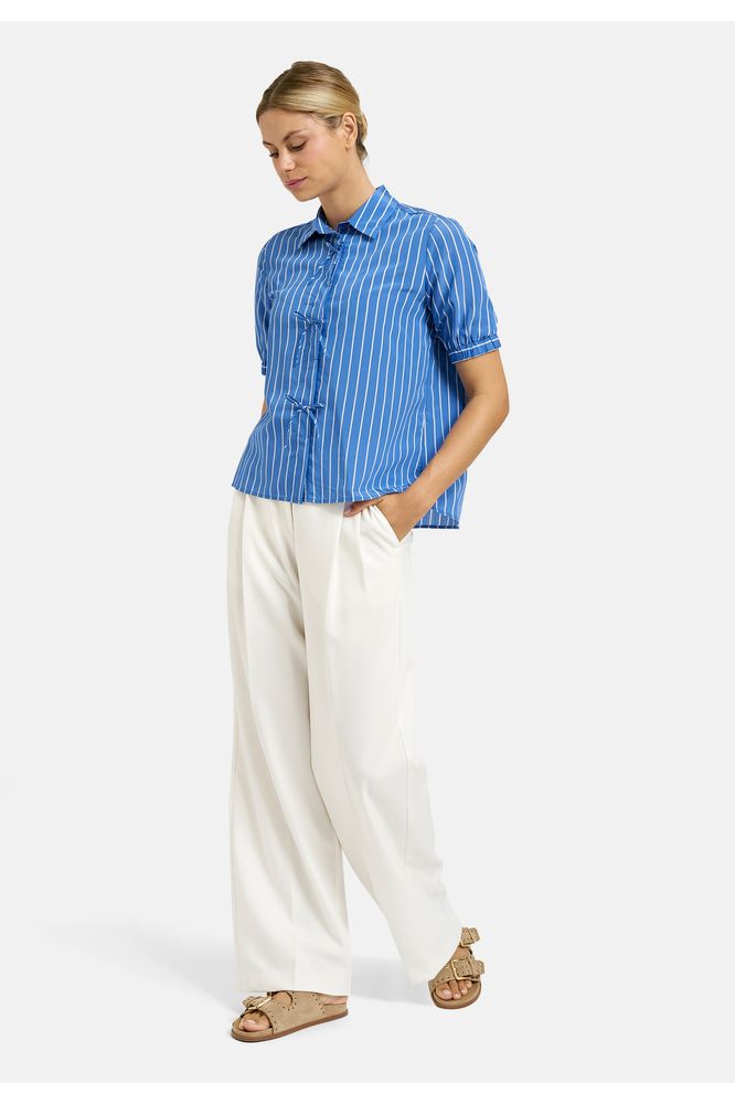 Milano Shirt Blouse Blue Print