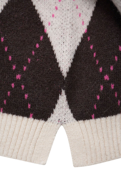 Milano Pullover Mocca Print