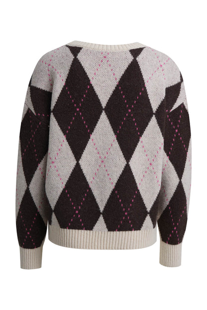 Milano Pullover Mocca Print