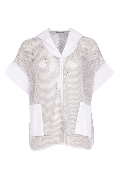 NAYA Mesh Top White/Silver