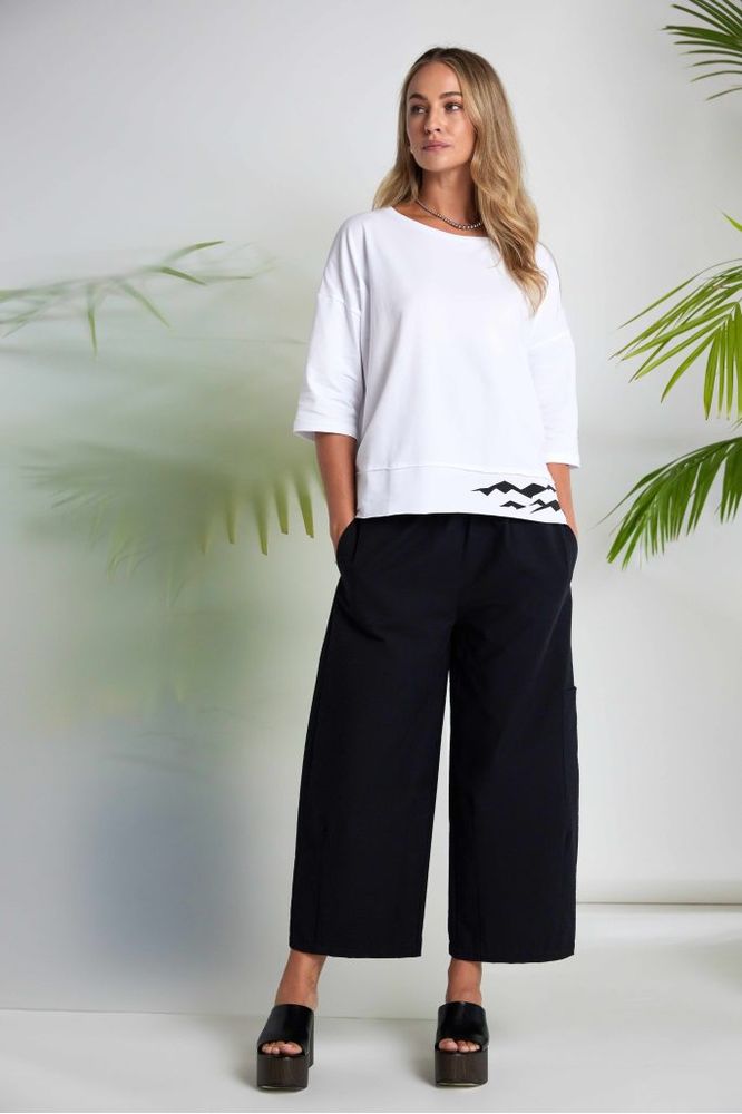 NAYA Baloon Shape Trouser Black