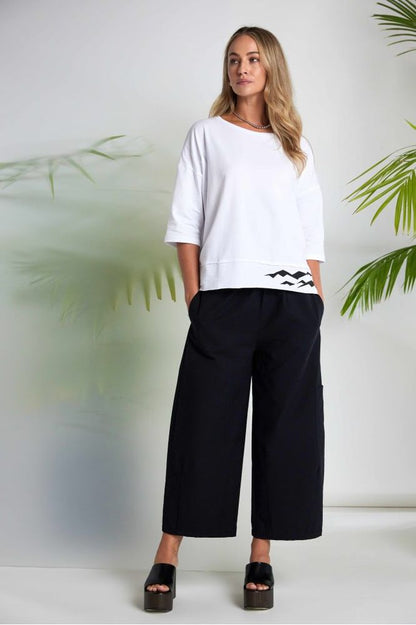 NAYA Baloon Shape Trouser Black