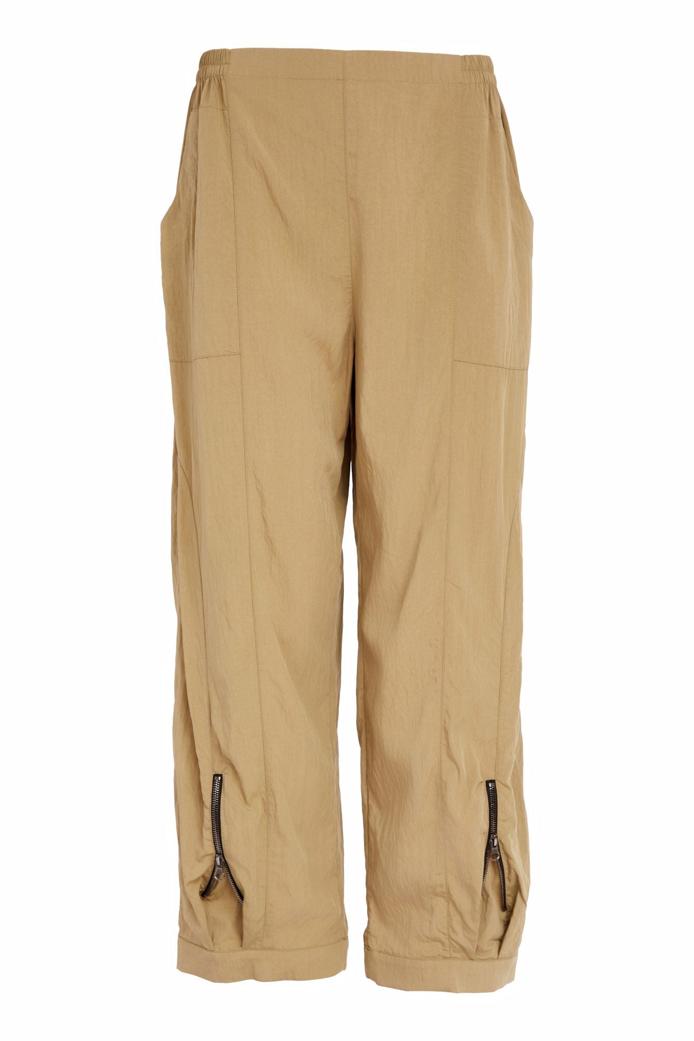 NAYA Pull Up Trousers Tan