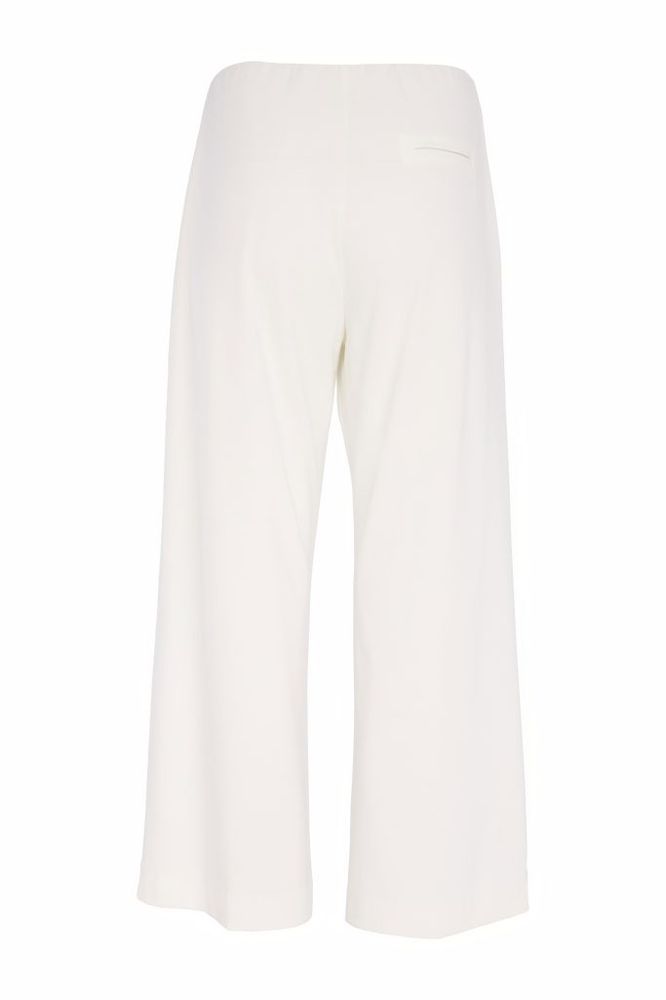 NAYA Soft Wide Leg Trouser Cream