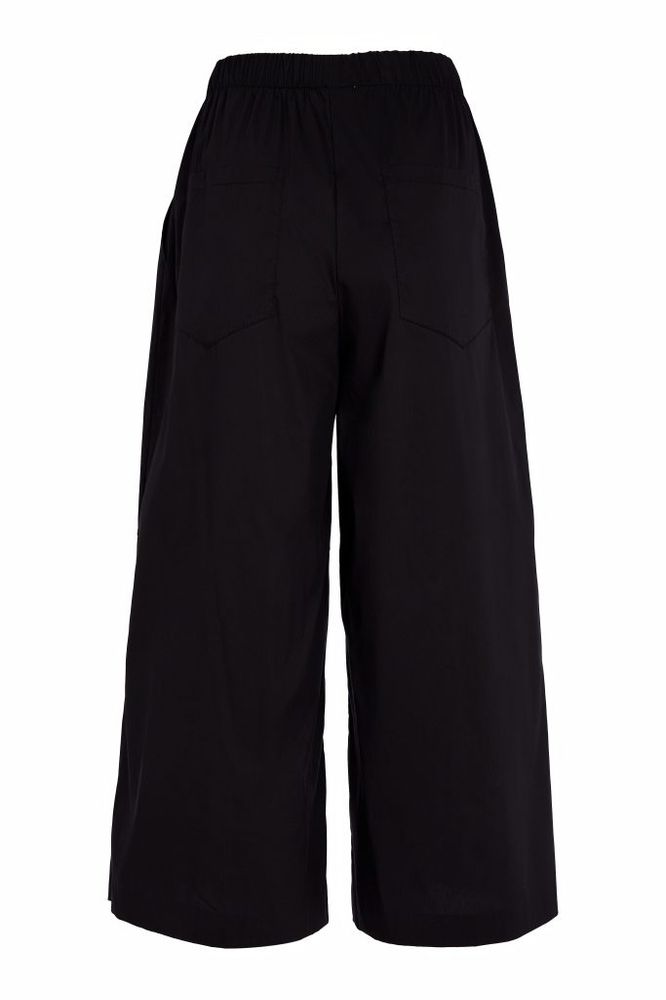 NAYA Crop Wide Leg Trouser Black