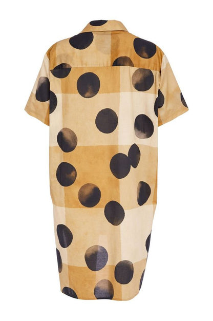 NAYA Spot Print Tunic Tan
