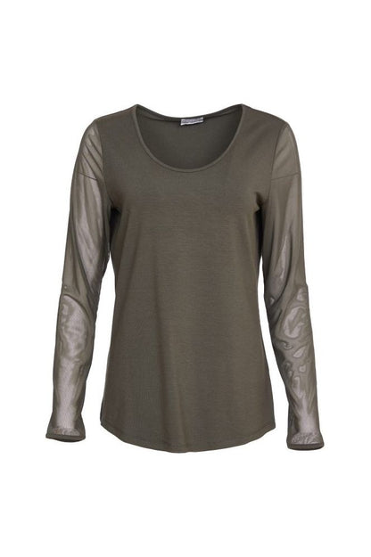 AW24 NAYA Mesh Sleeve Top