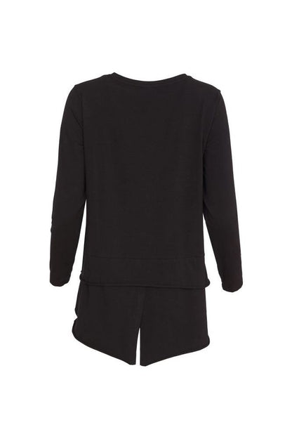 AW24 NAYA Top with Panel @ Hem