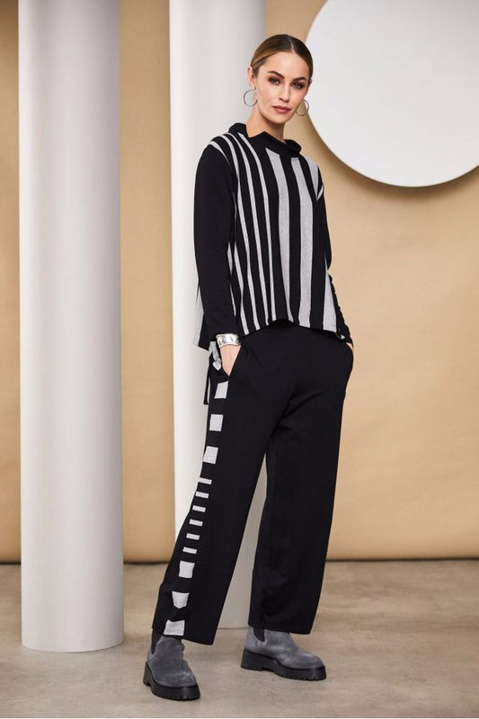 AW24 NAYA Wide Leg/Stripe Side Trouser