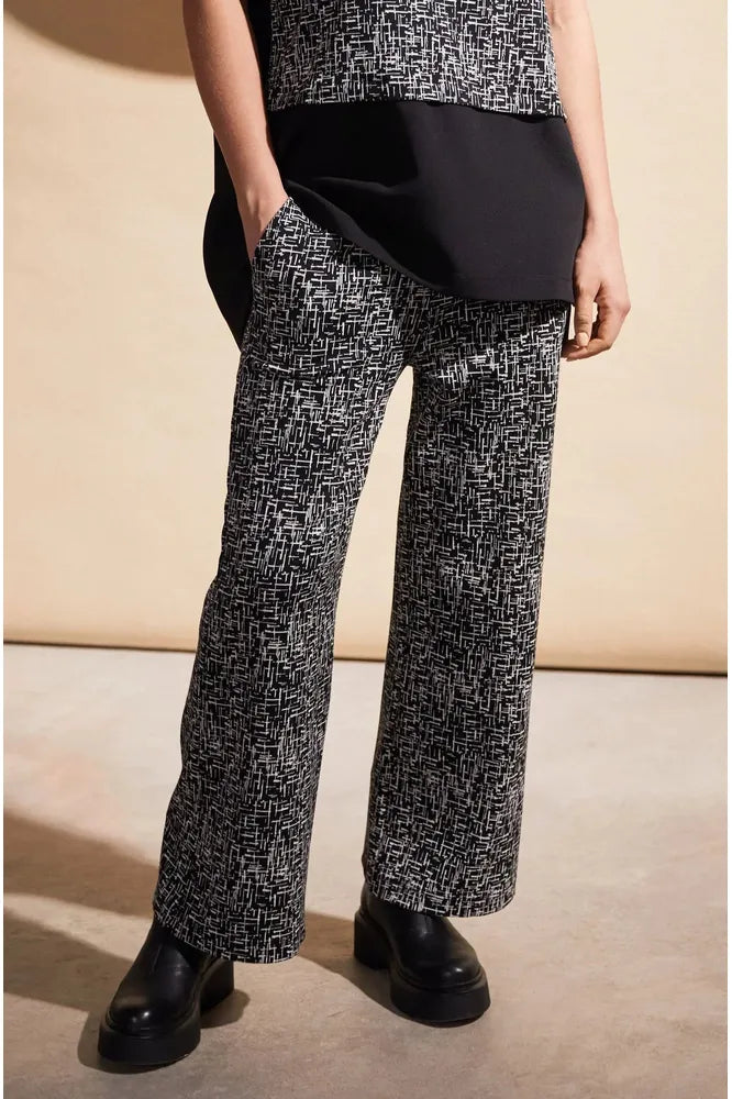 AW24 NAYA Wool Mix Print Trouser