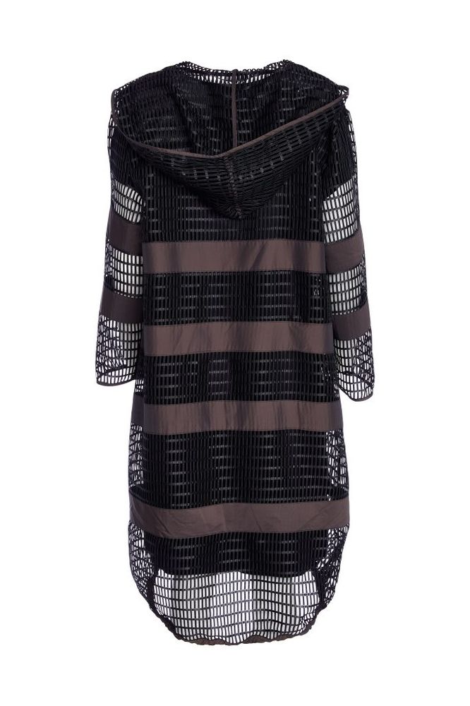 NAYA Loose Weave Long Jacket